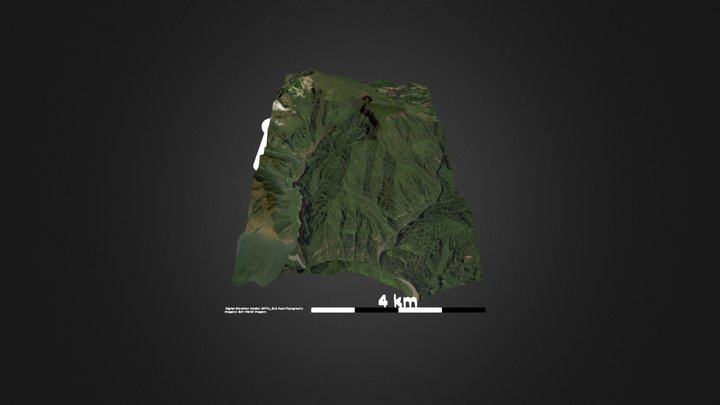 大瓦山 – Modello 3D gratuito STL