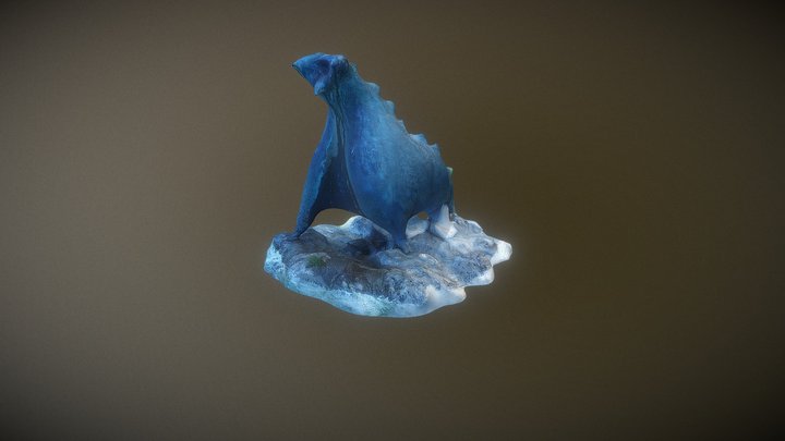 An animal statue in Madrid 3D Model