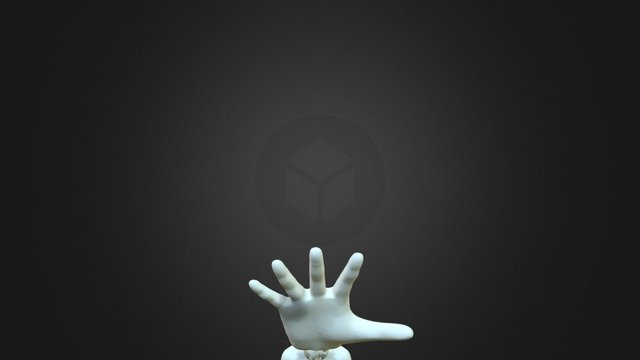 Goku Hand Head 3D Model