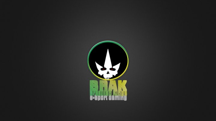 Emblema BRAK - Brazilian Kings e-Sport Gaming 3D Model