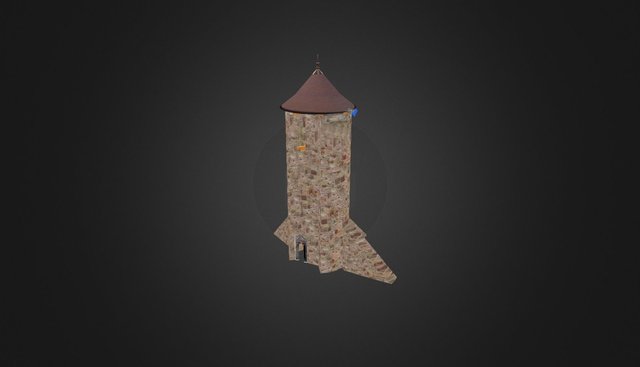 La tour d'Anglemein Rambervillers 3D Model