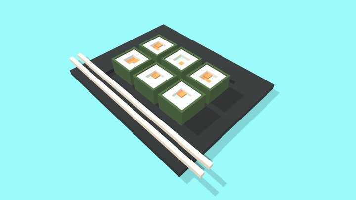 Sushi 3D Model