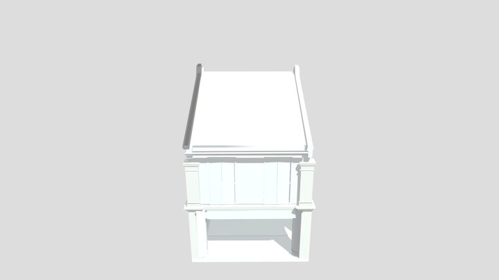 Colonial Crossroads:1800s Shophouse (Game Asset) 3D Model