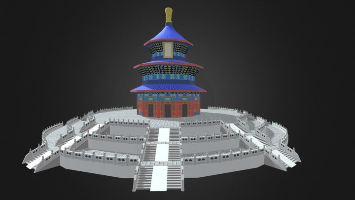 Temple of Heaven 3D Model