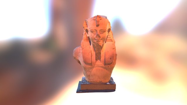 Bust Amenhotep III - Biritsh Museum, London 3D Model