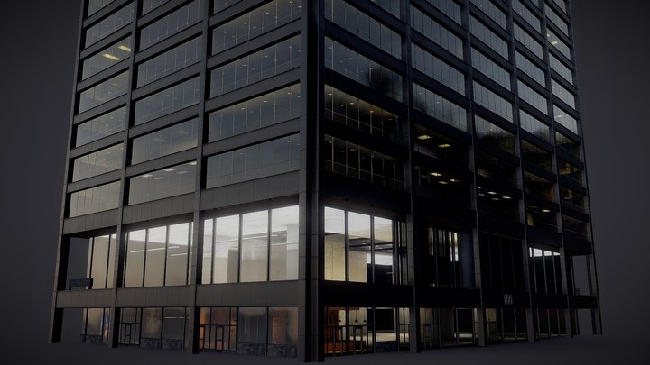 [FREE]  Atlanta, Corperate Office Building 3D Model