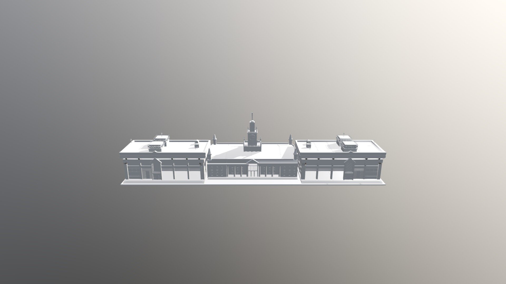 Railwaay Station V2.3 - 3D model by Andriy Bobchuk (@andriybobchuk ...