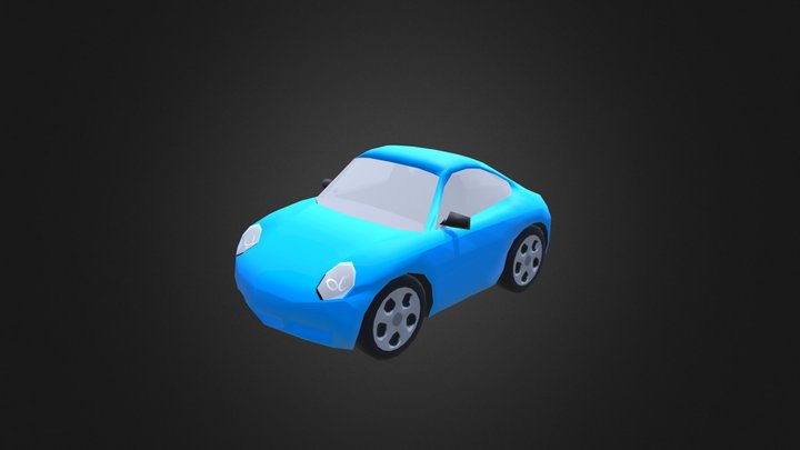 Stylized Porsche 911 3D Model