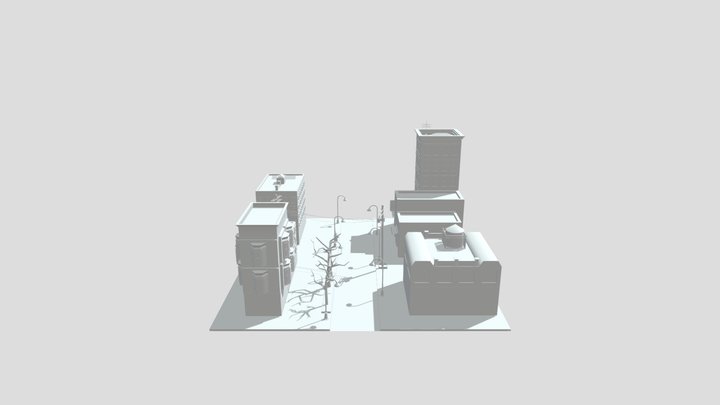 Environment Blockout 3D Model