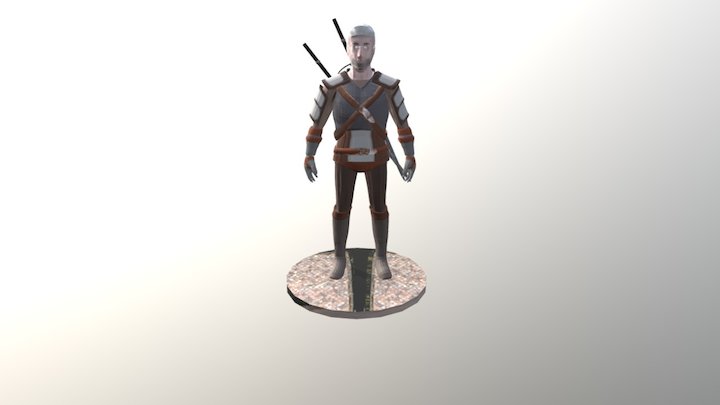 GeraltLowPoly 3D Model