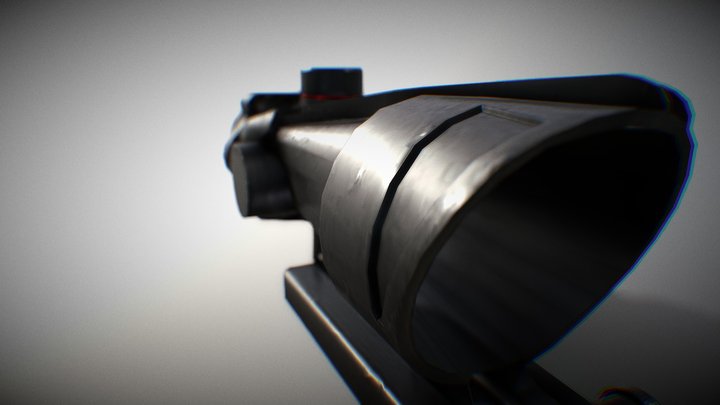 ACOG Red-dot Sight *Game-Ready* 3D Model