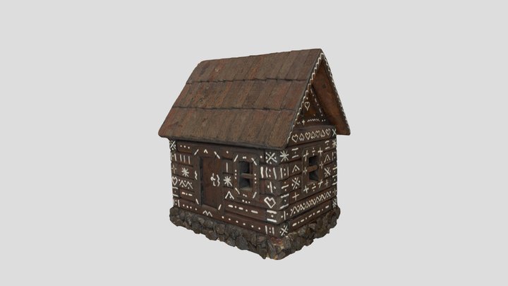 Model Witch Cottage Photogrammetry 3D Model