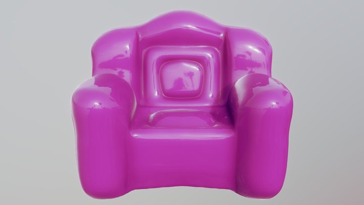 Inflatable couch 90s online pink