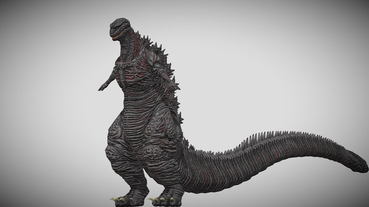 Jem's Shin Godzilla – Modello 3D gratuito STL