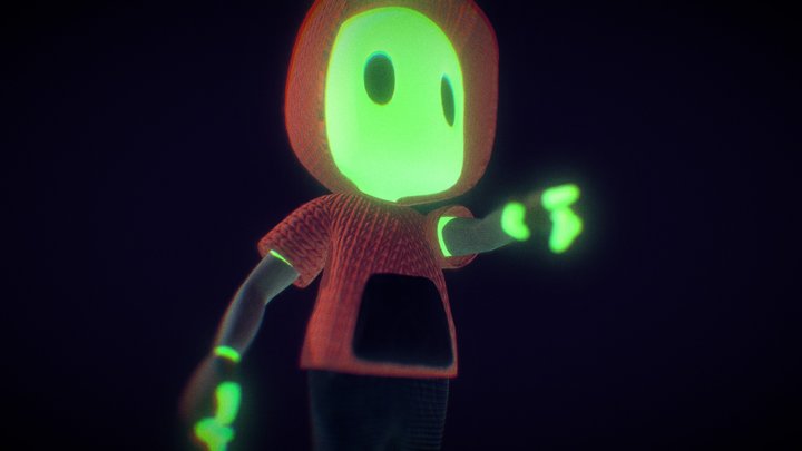 Ghost Kid 3D Model