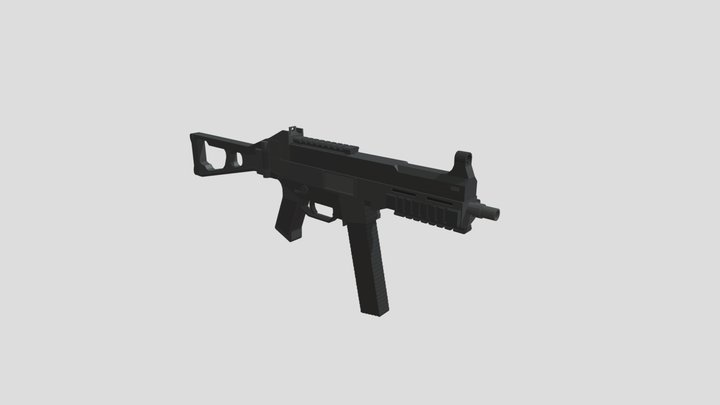 Minecraft UMP-45 3D Model