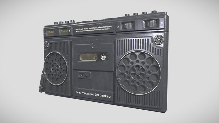 Tape Recorder Elektronika-211 3D Model