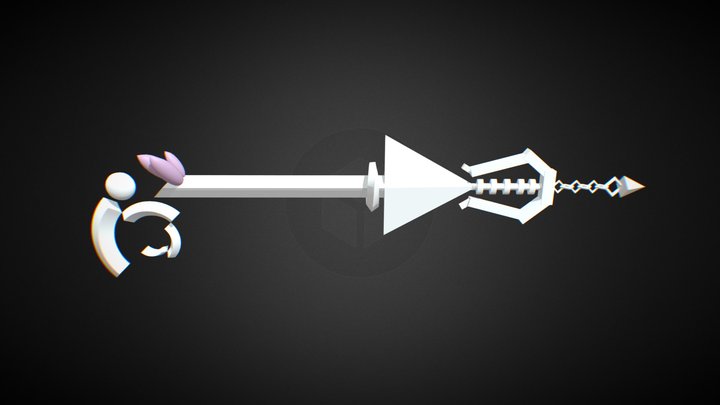 Custom Keyblade 3D Model