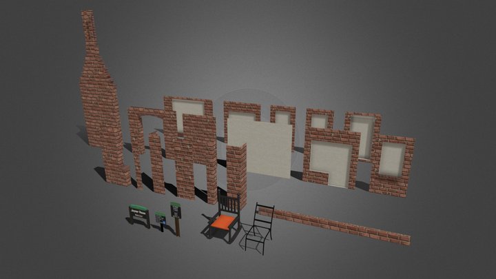 Modular Props - Joyner House 3D Model