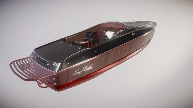 Yacht "Easy Rider" 3D Model