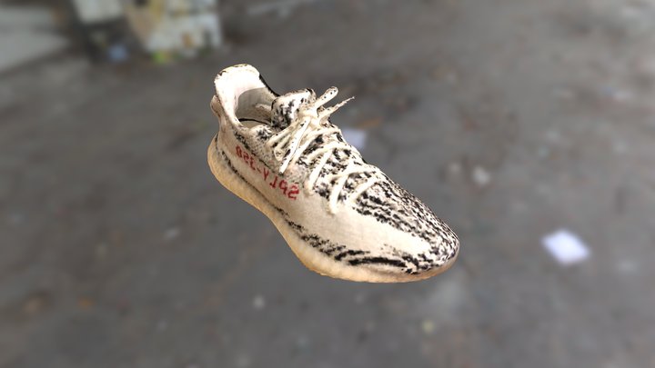 Adidas Yeezy Boost 350 V2 Zebra – Free 3D Model STL