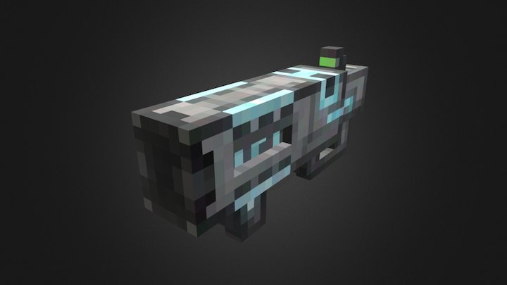 Laser Rifle 3D Model