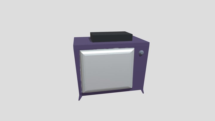 Simpsons TV 3D Model
