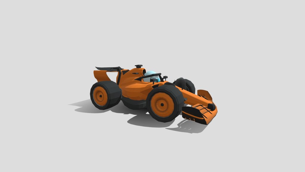 Lowpoly F1 car