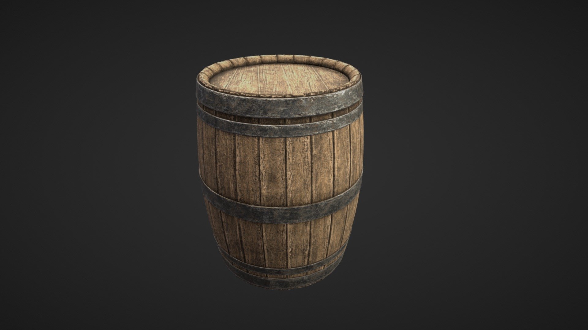 Basic Wood Barrel