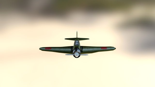 Zero fighter 3D Model
