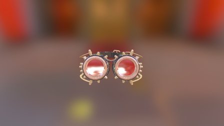 Steampunk Goggles - Raw upload 3D Model