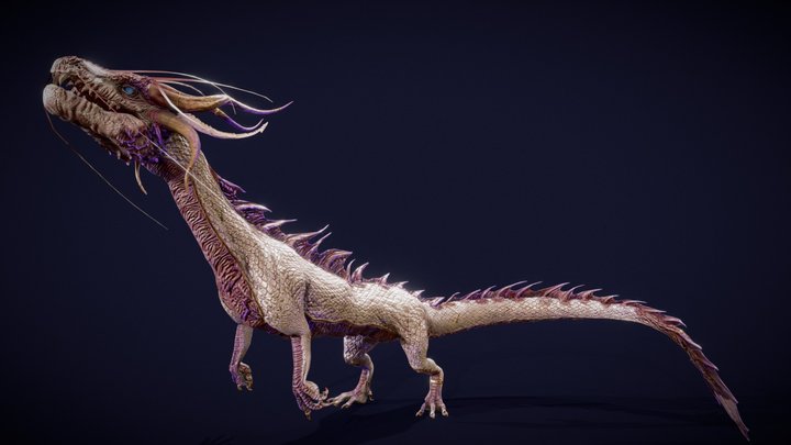 Fuzanglong Inspired Dragon 3D Model