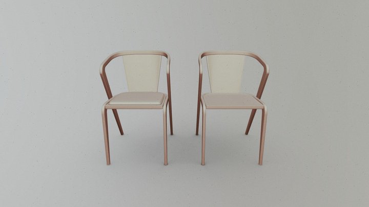 Portuguese Roots Chair 3D Model