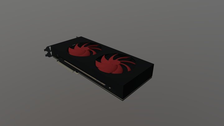 GPU model disassembly 3D Model