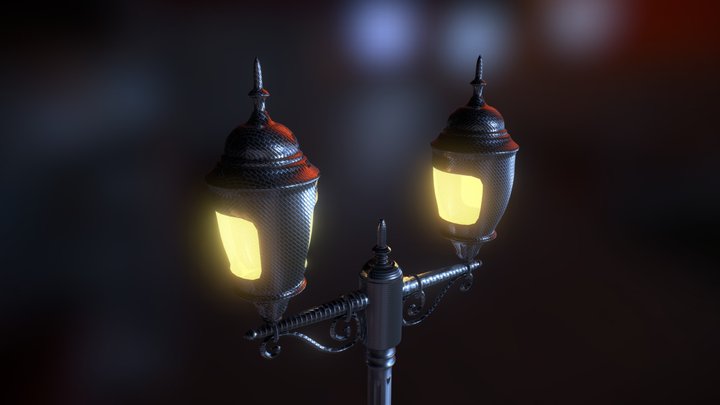 Street lamp 3D Model