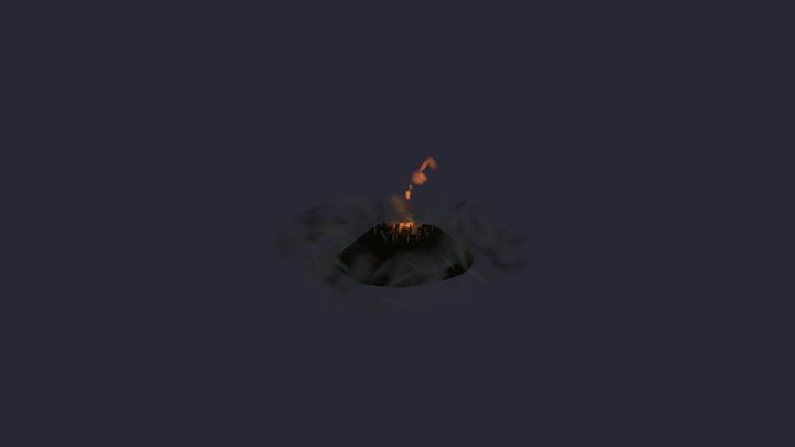 campfire 3D Model