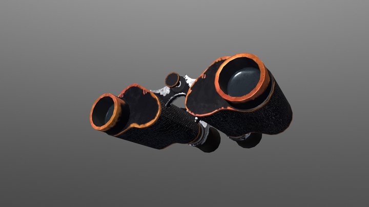Binoculars - WWII Neptune 3D Model
