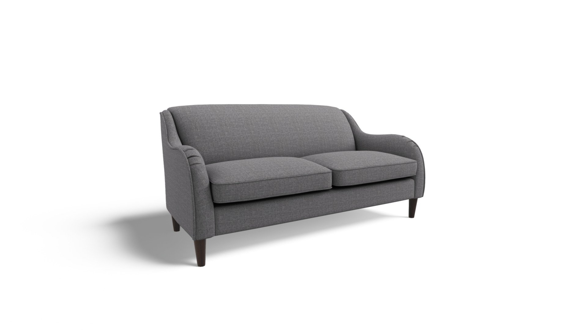 Helena 3 Seater Sofa, Weave Smoke Grey