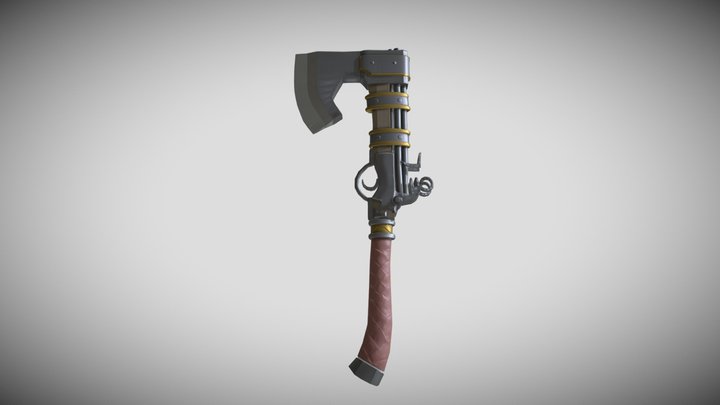 Axegun 3D Model