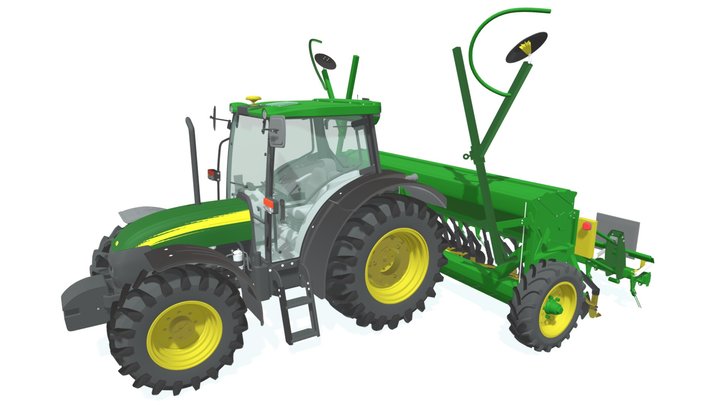 John Deere 3d Models Sketchfab 8410