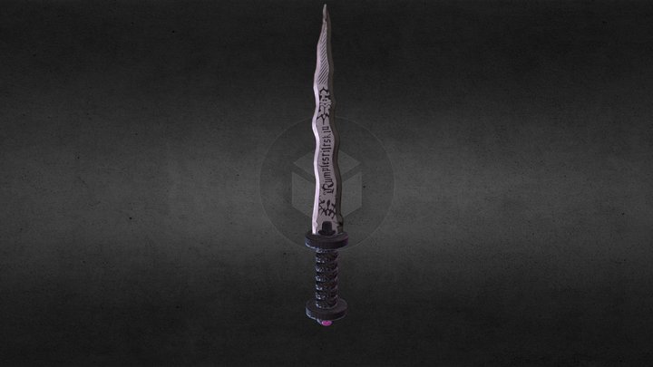 dark ones dagger 3D Model