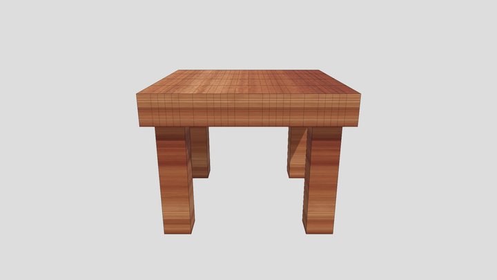 Table(Textured) 3D Model