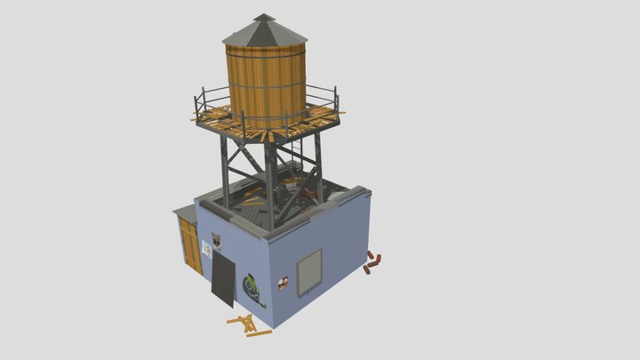 Tertiary_water tower 3D Model
