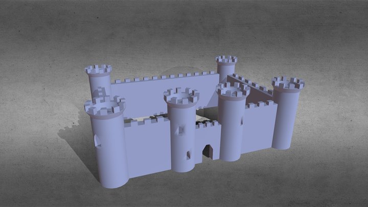 Mesh Castle 3D Model