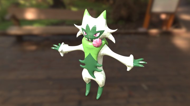 Floragato 3D Model