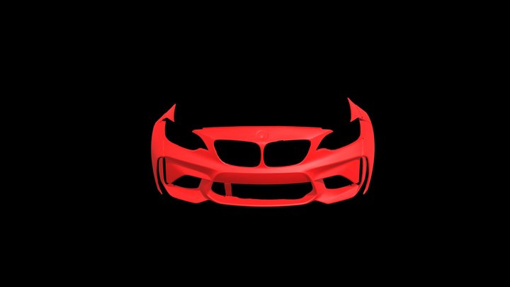 BMW front bumper 3D Model