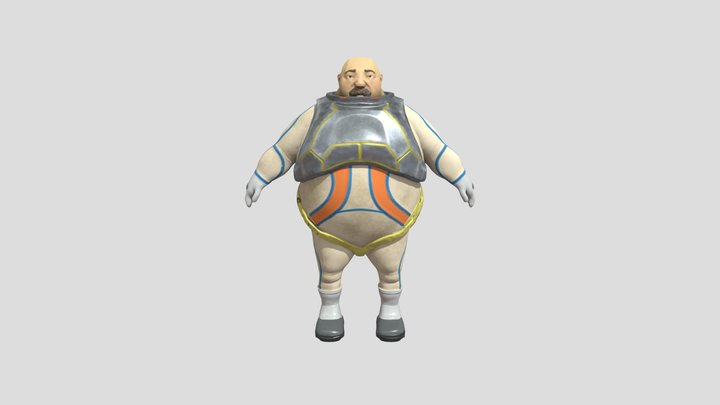 Sea of Thieves Inspired Space Engineer 3D Model