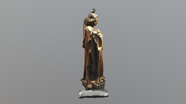 Classical Statue Female 3D Model