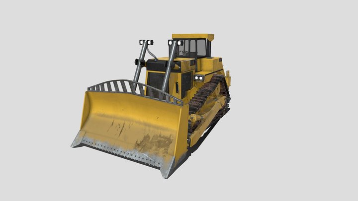 Bouteur 3D Model