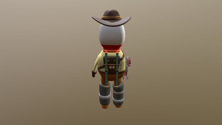 Mechanical Cowboy 3D Model